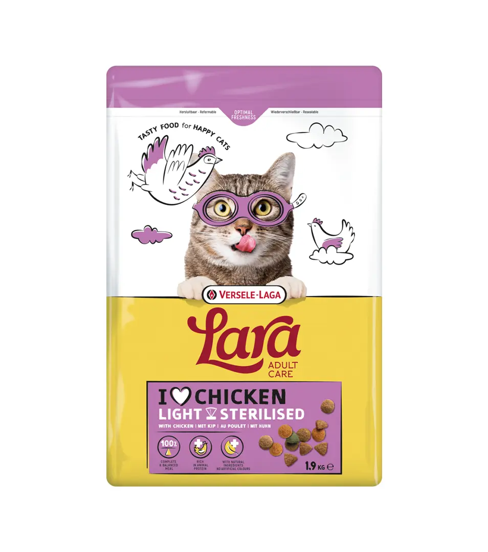 VL Lara Premium Cat Adult Sterilized Chicken - kuracie 1,9 kg