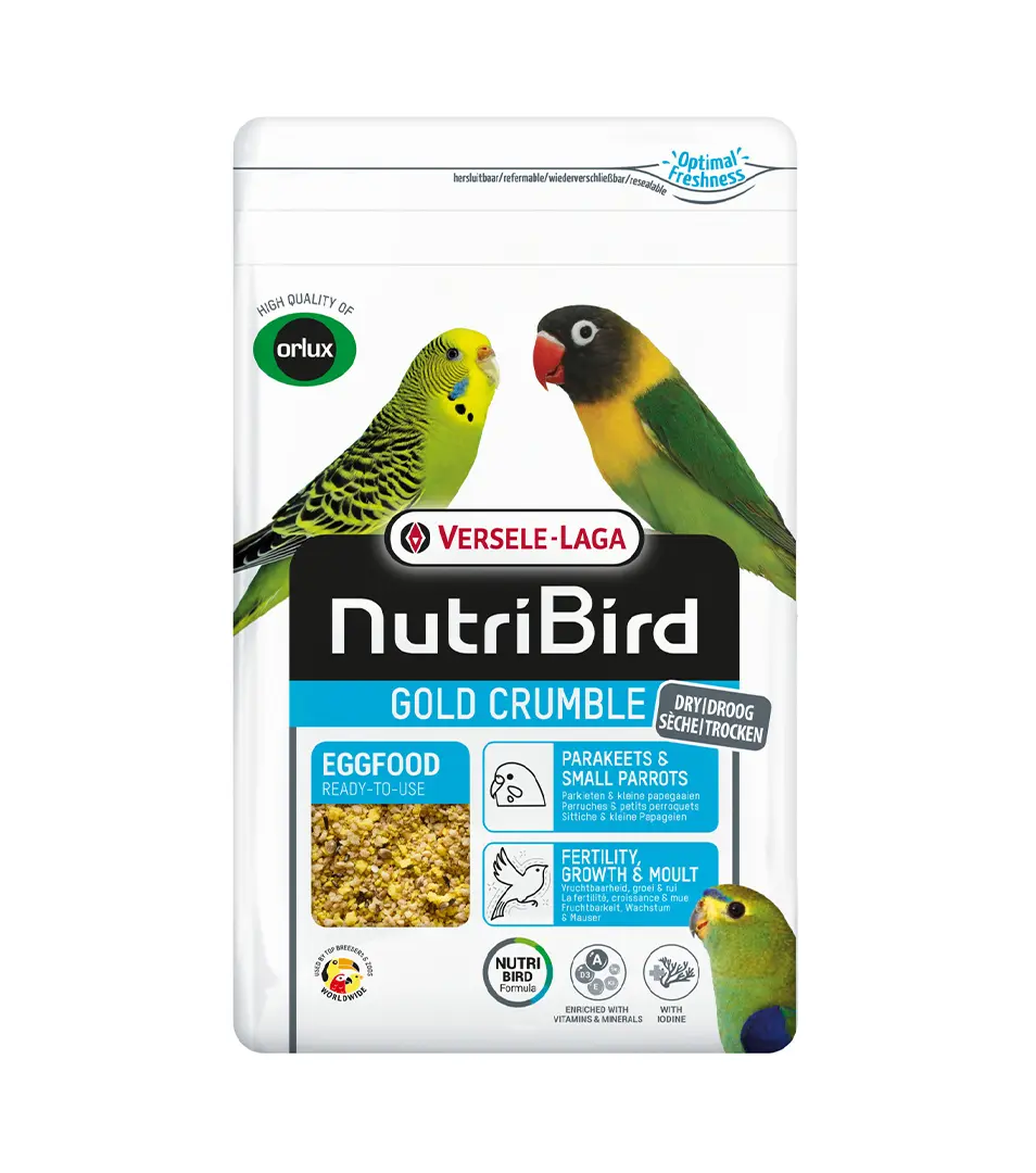 VL Orlux NutriBird Gold Crumble Parakeets & Small Parrots 1kg