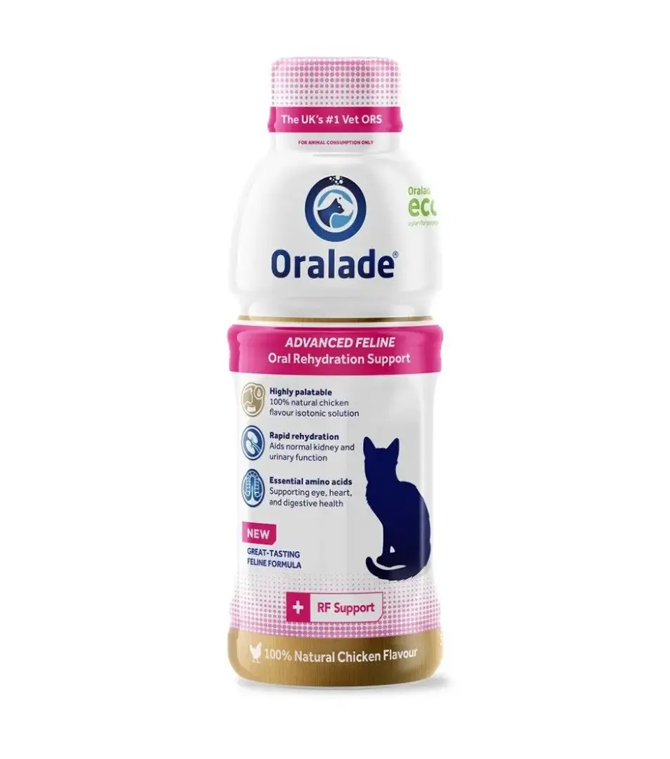 Oralade RF rehydratačný roztok pre mačky 330 ml