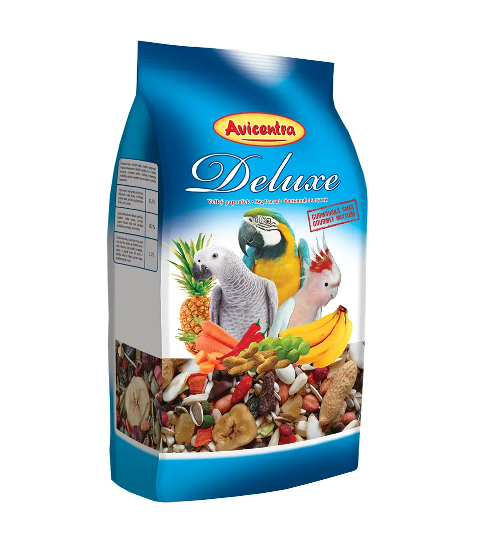Avicentra Deluxe veľký papagáj 1 kg