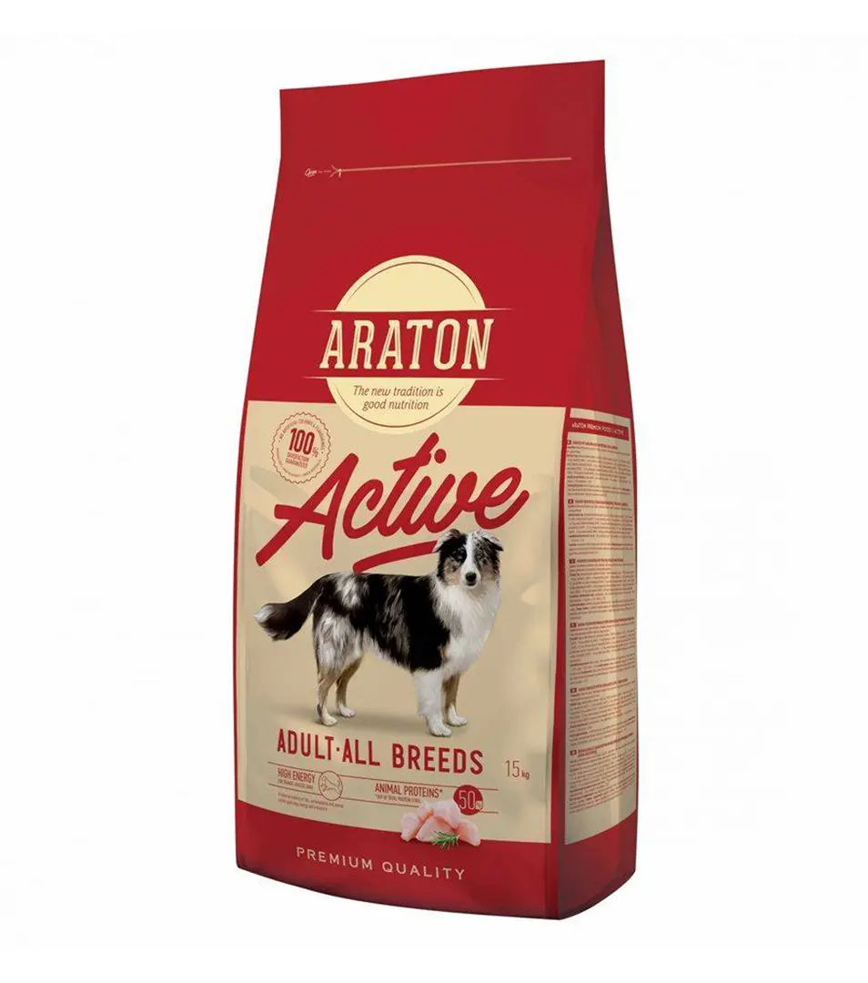 ARATON dog adult active all breed poultry 15+1 kg