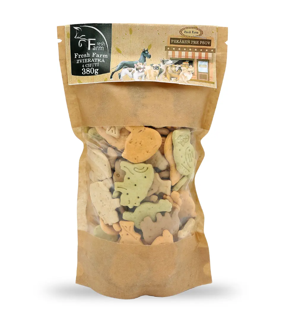 Fresh Farm Sušienky - Zvieratká mix chutí 380g