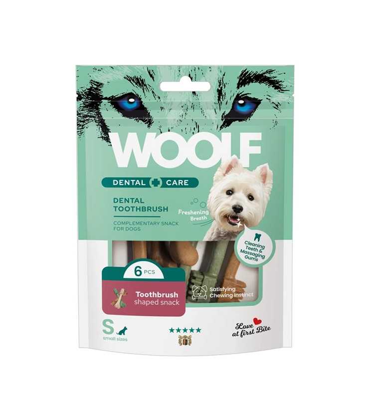 Pamlsok Woolf Dental Care ToothBrush S 90 g