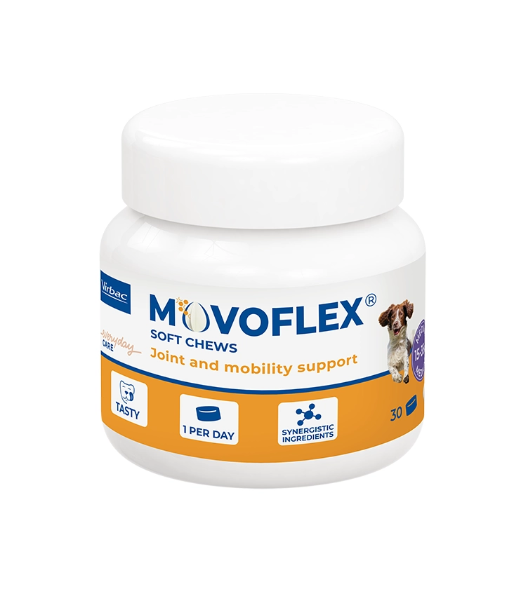 Movoflex Soft Chews M pre psy žuv.tbl. 30 tbl.