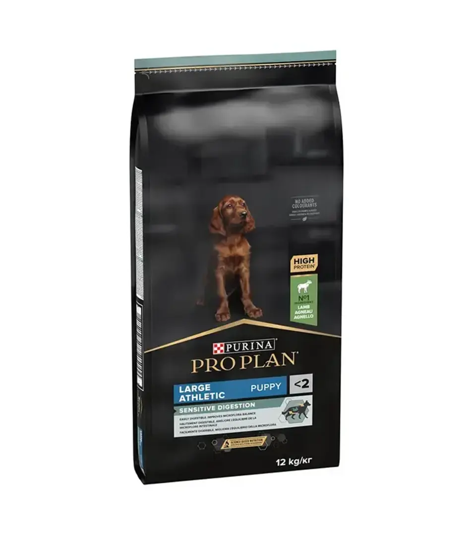PRO PLAN LARGE PUPPY Athletic SENSITIVE DIGESTION granule s jahňacím 12 kg