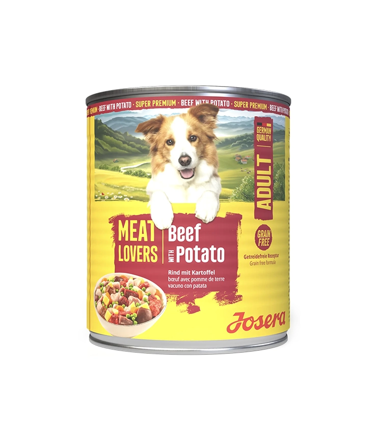 Josera konzerva Dog Meat Lovers Beef with Potato 800 g