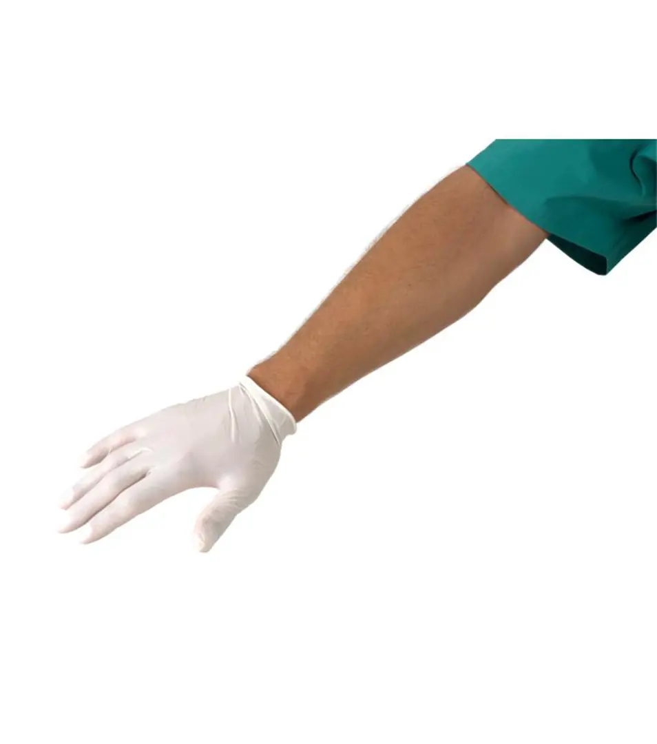 Rukavice vyšetrovacie latexové KRUTEX veľ.L 100 ks