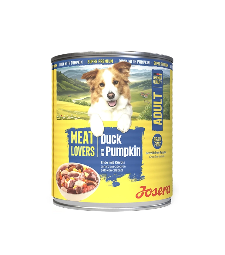 Josera konzerva Dog Meat Lovers Duck with Pumpkin 400 g