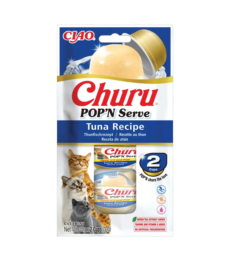 Pamlsok Inaba Churu POP'N Serve cat tuniak 2 x 35 g