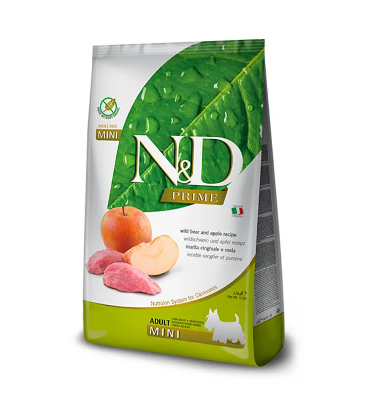 Farmina N&D dog PRIME (GF) adult mini, boar & apple 7 kg