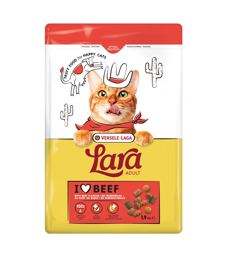 VL Lara Premium Cat Adult Beef - hovädzie 1,9 kg