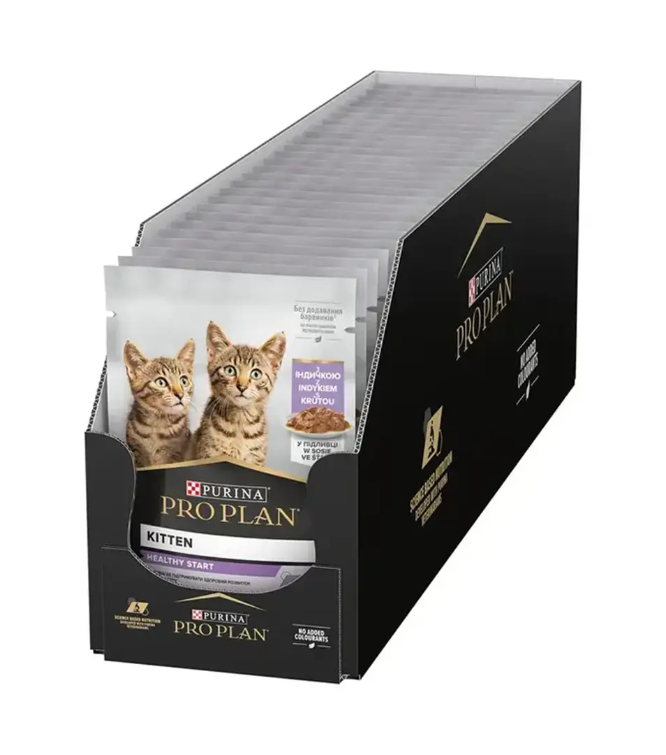 PRO PLAN CAT PRO PLAN CAT KITTEN Healthy Start, mokré krmivo pre mačiatka s morkou 26x 85 g