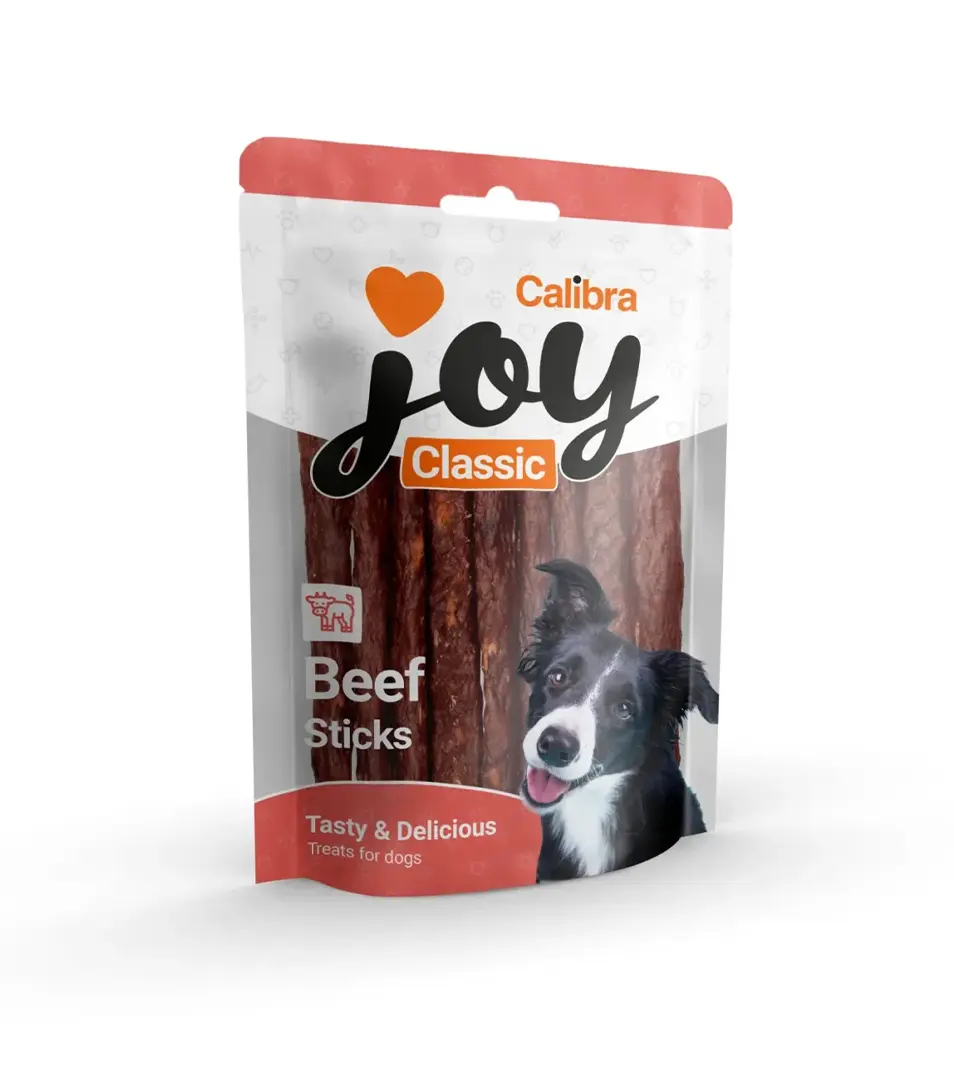Pamlsok CALIBRA Joy DOG Classic Beef Sticks 80 g