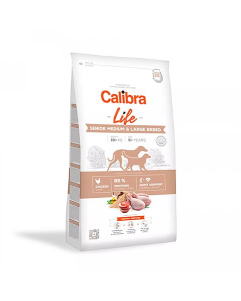 Calibra Dog Life Senior Medium & Large Chicken 12 kg