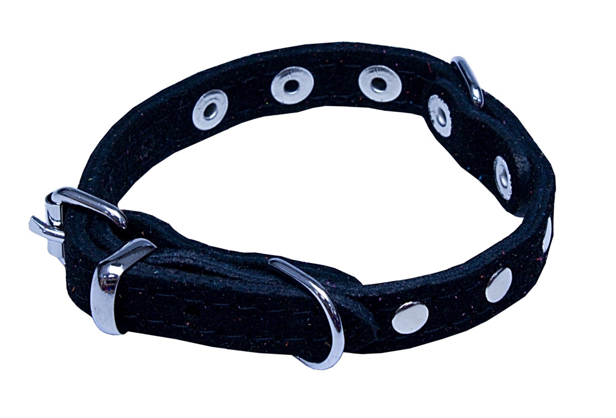 BAFPET Obojky SUNNY, zdobené nýty Barva: Žlutá, Rozměr: 10mm x 26cm /18-23/ 02109N