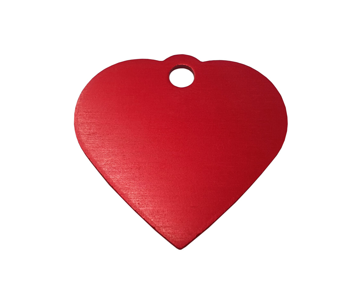 BAFPET Oboustranná psí známka, srdíčko Barva: Fialová, Psí známka: 2,8 x 3,5cm 03V