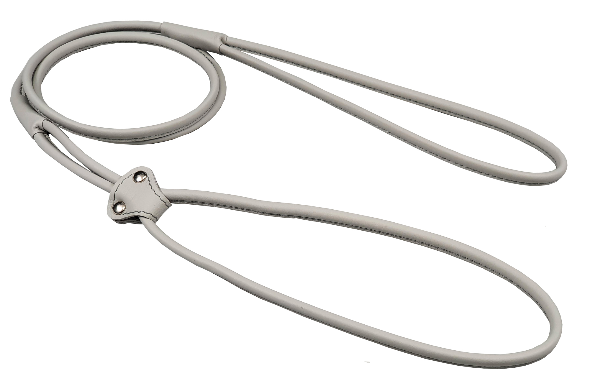 BAFPET Předváděcí vodítko z šité kulaté kůže Barva: Hnědá, Rozměr: 7mm x 120cm 04223