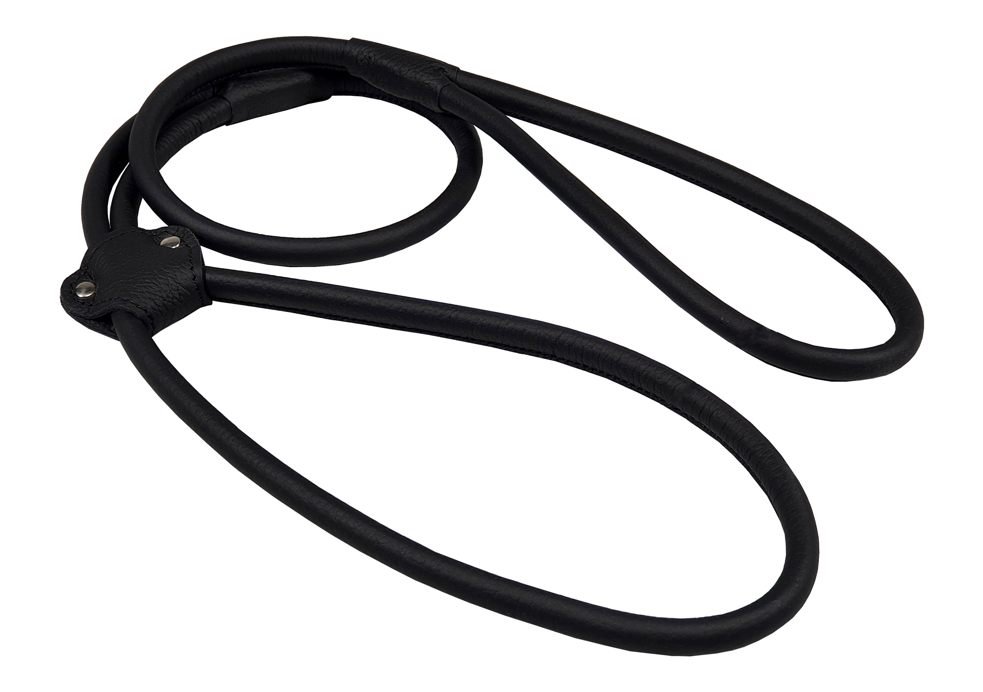 BAFPET Předváděcí vodítko z šité kulaté kůže Barva: Béžová, Rozměr: 9mm x 100cm 04224