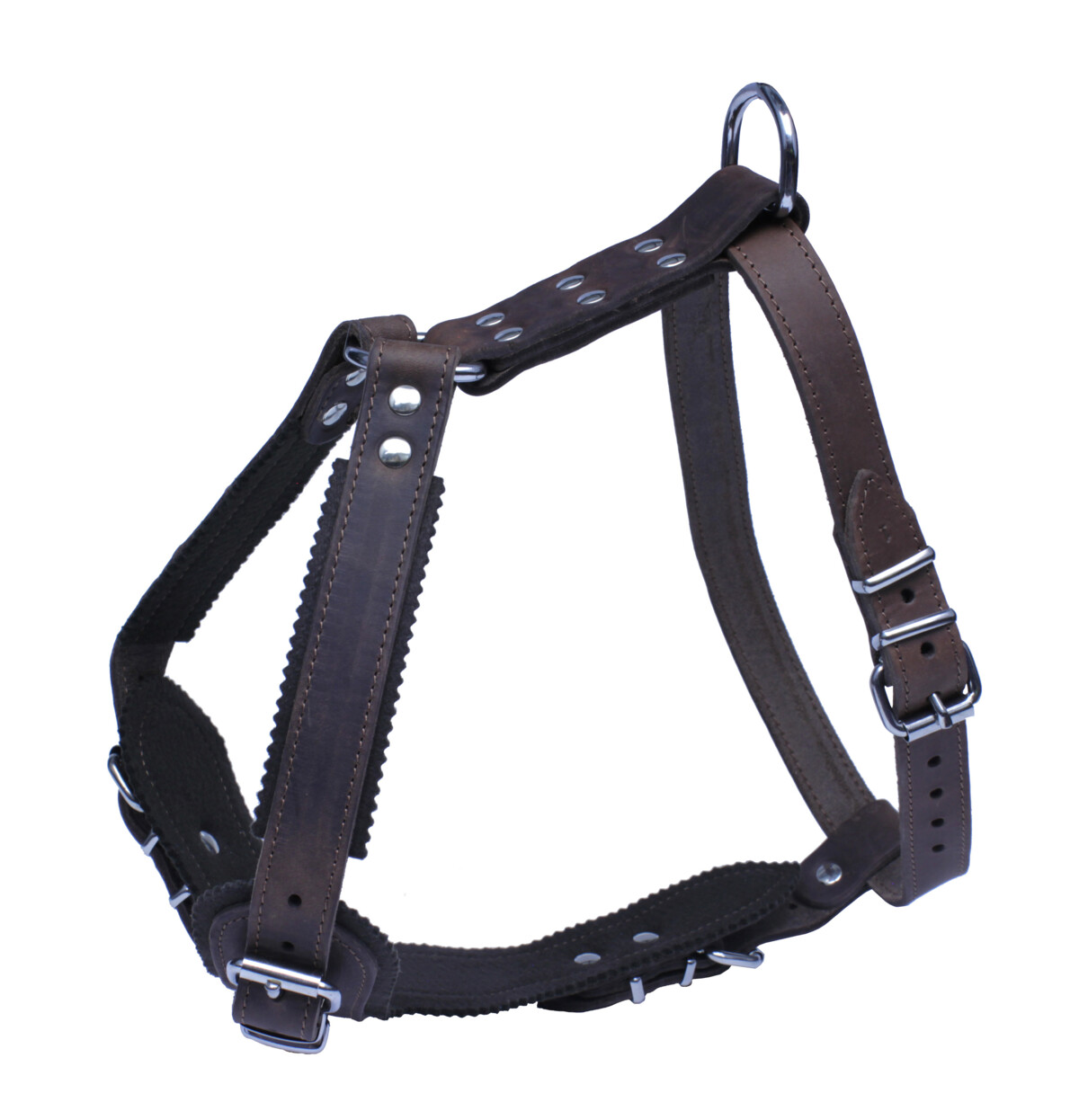 BAFPET Kožený postroj JAGO Farba: Čierna, Veľkosť: 25mm x OK 60-80cm, OH 81-95cm 07509A