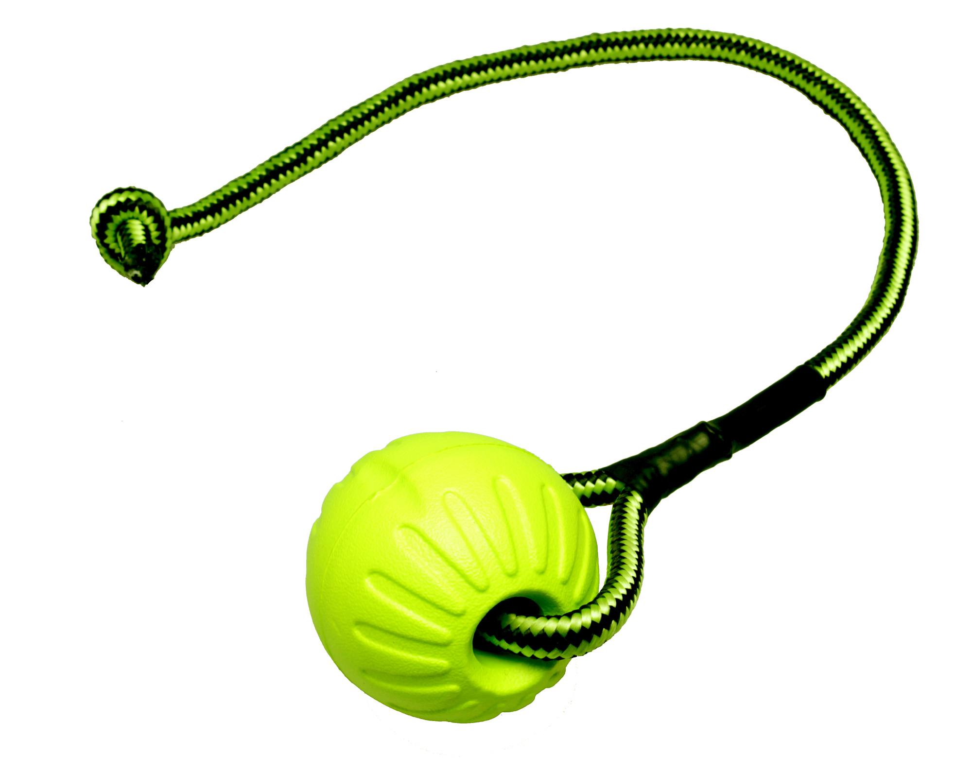 BAFPET Loptička FOAM so šnúrkou Farba: Žltá, Rozmer: 9cm x 53cm 09084