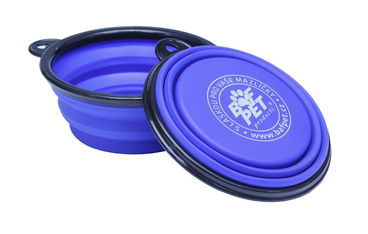 BAFPET Cestovná miska Farba: Oranžová, Rozmer: 380ml 10035