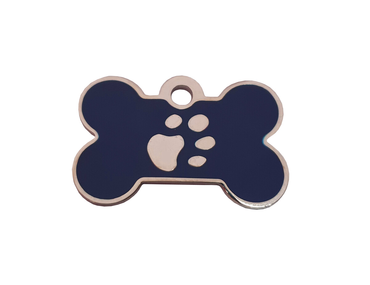 BAFPET Psí známka, kostička Barva: Růžová, Psí známka: Jednostranná 1,5 x 2,5cm 11M