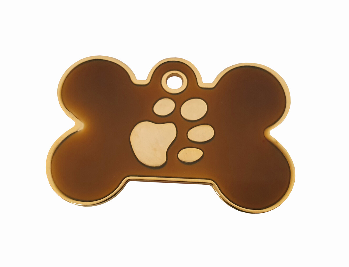 BAFPET Psí známka, kostička Barva: Zelená, Psí známka: Jednostranná 1,5 x 2,5cm 11M