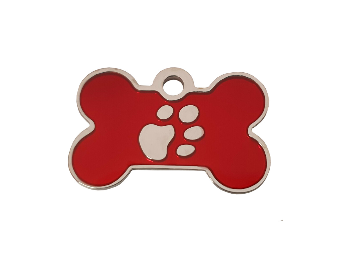 BAFPET Psí známka, kostička Barva: Žlutá, Psí známka: Jednostranná 2,3 x 3,6cm 11V