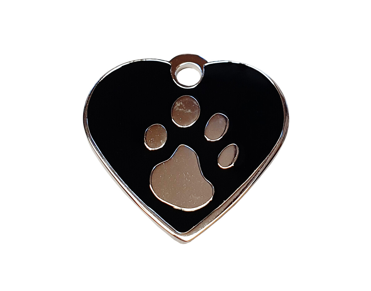 BAFPET Jednostranná psí známka, srdíčko Barva: Modrá, Psí známka: Jednostranná 2,1 x 2,2cm 13M