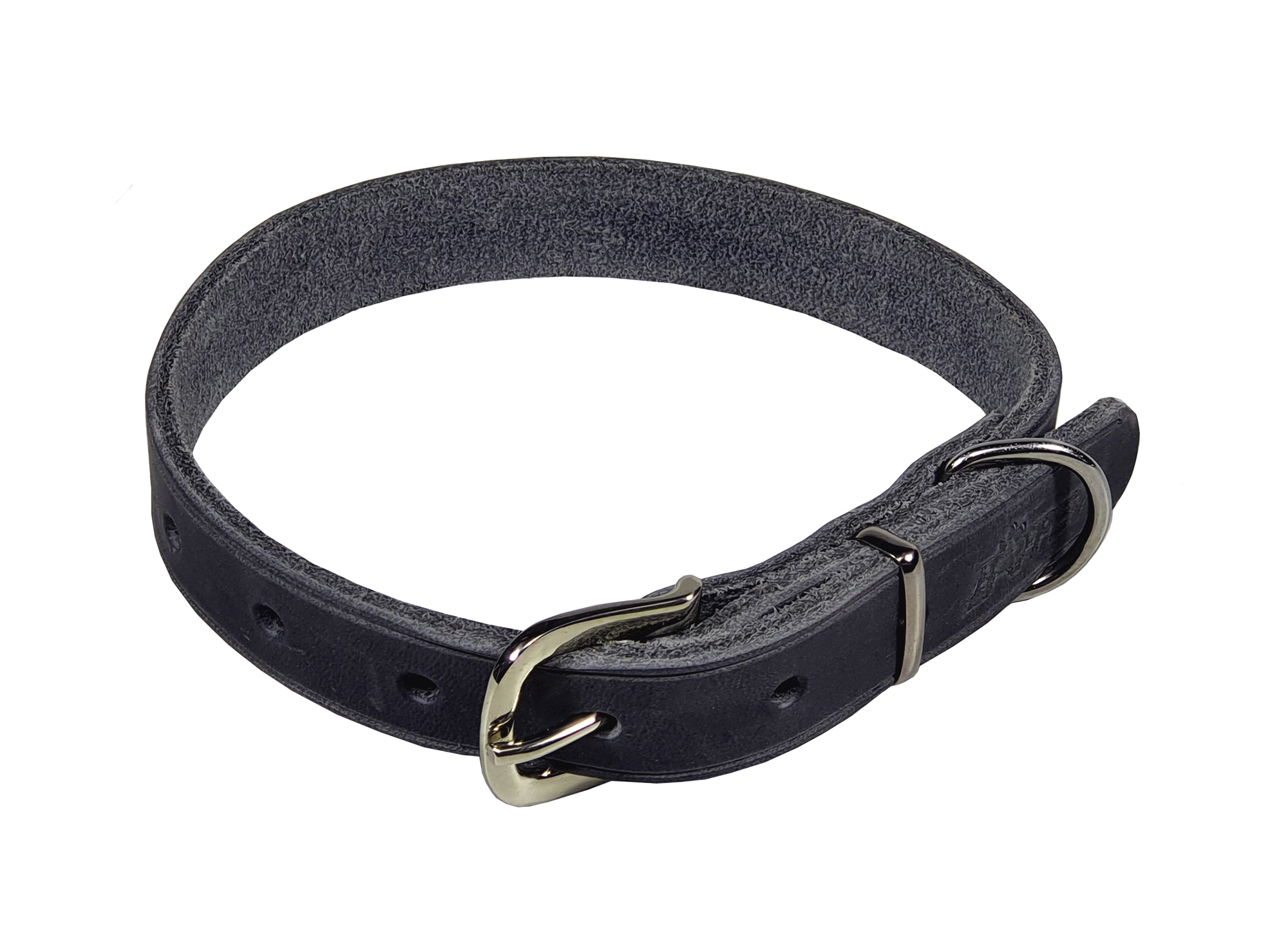 BAFPET Obojok z mastnej kože, ZUBR Farba: Hnedá, Rozmer: 12mm x 32cm /20-28/ 14100Z