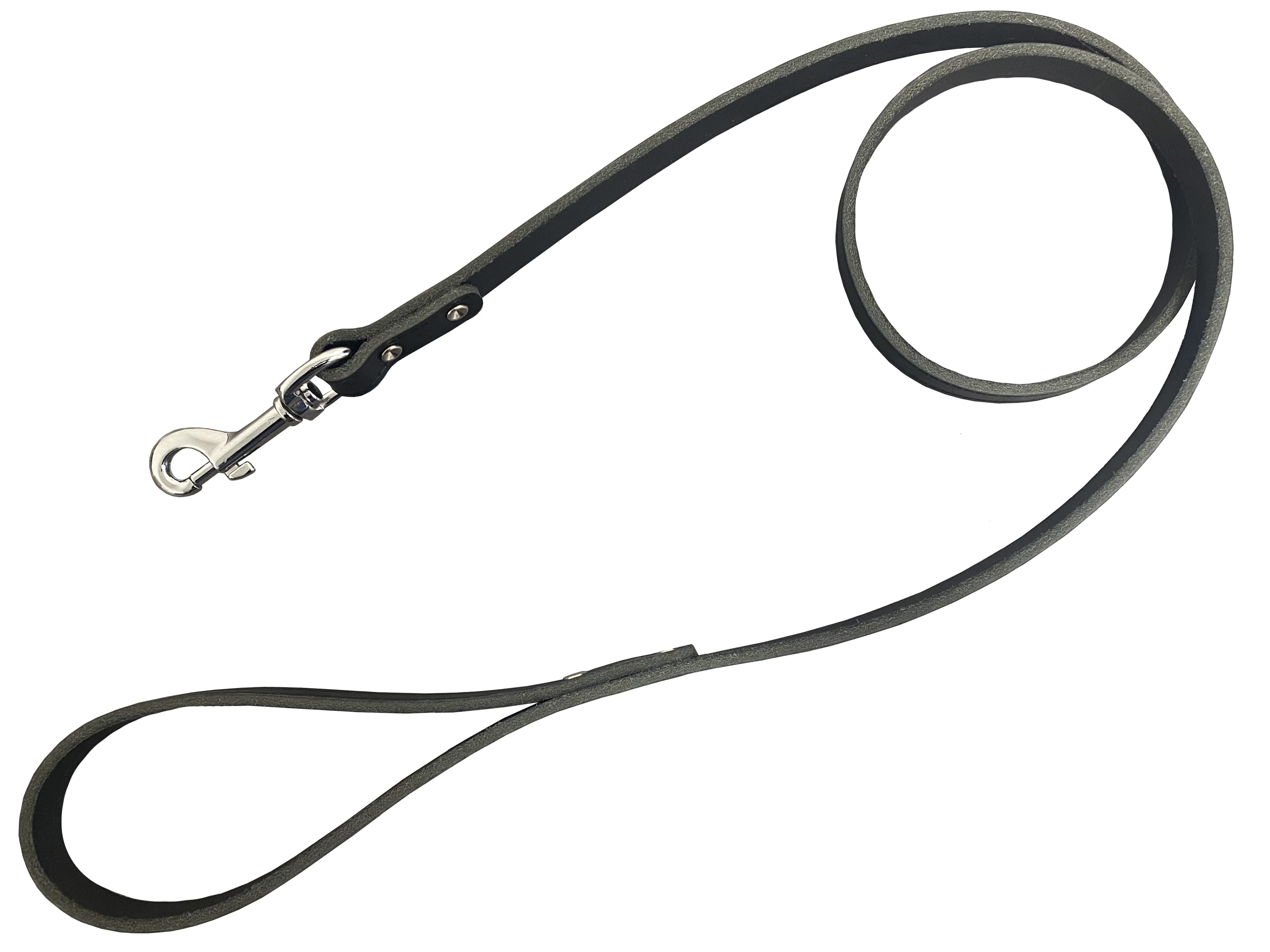 BAFPET Kožená vôdzka GRAZL, hladká Farba: Čierna, Rozmer: 7mm x 120cm 14201