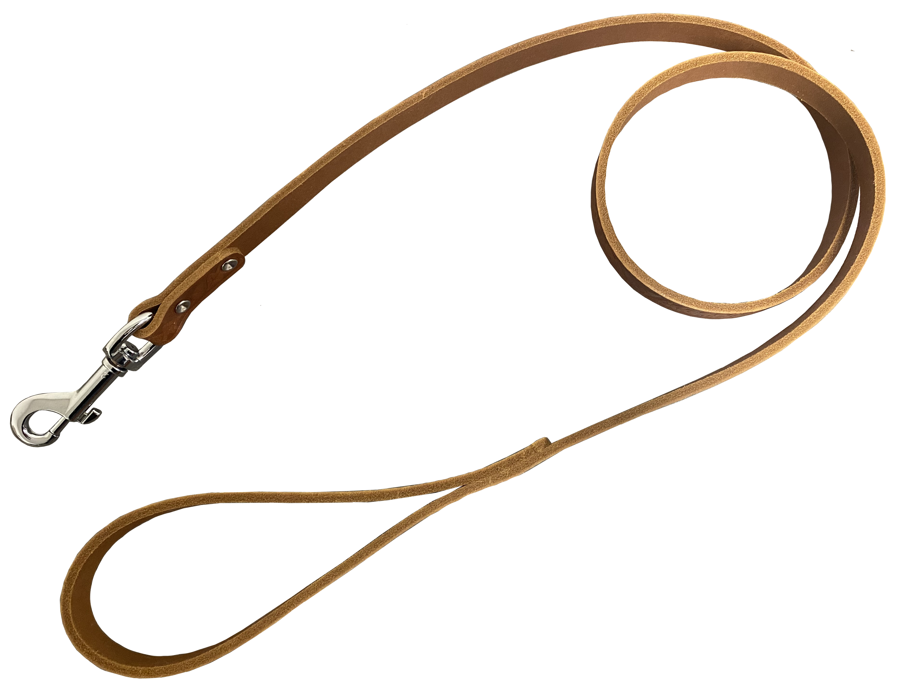 BAFPET Kožené vodítko GRAZL, zdobené Barva: Hnědá, Rozměr: 16mm x 120cm 14203V