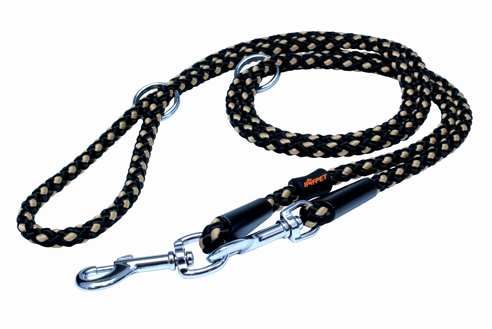 BAFPET Lanová přepínací vodítka UZLÍK 10mm x 240cm Barva: Šedá, Rozměr: 10mm x 240cm 15307A
