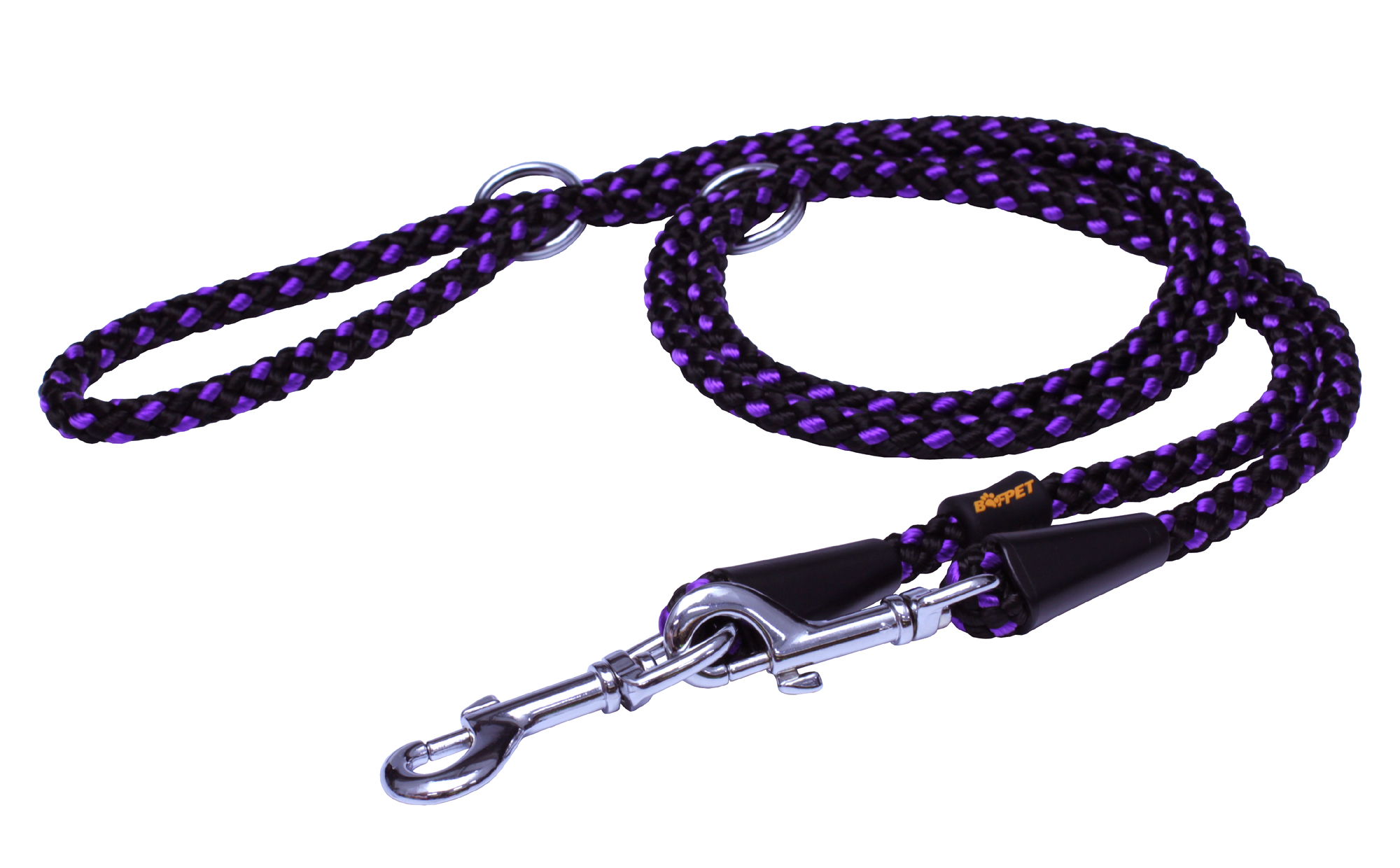 BAFPET Lanová přepínací vodítka UZLÍK 10mm x 240cm Barva: Šedá, Rozměr: 10mm x 240cm 15307A