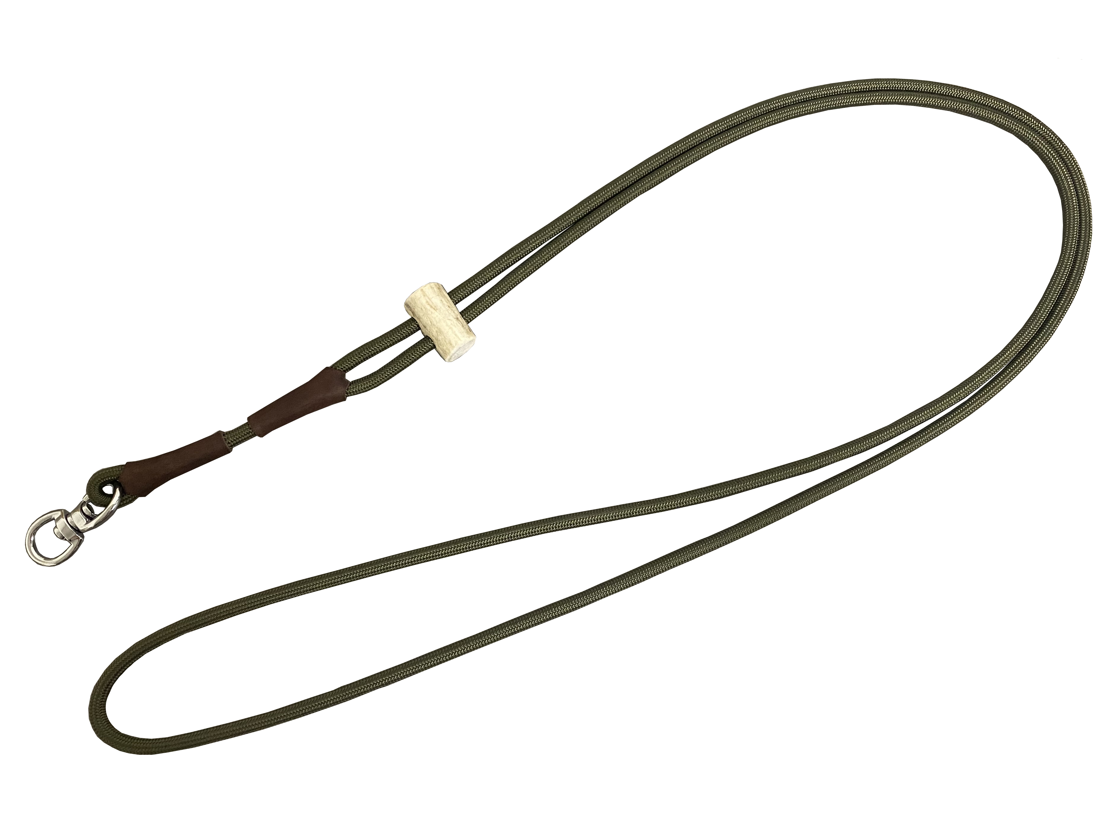 BAFPET Vypúšťacia vôdzka - horný diel POLYAMID Farba: Hnedá, Rozmer: 6mm x 105cm 15780