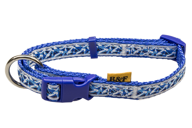 BAFPET Popruhové obojky TROJÚHELNÍČKY Barva: Hnědá, Rozměr: 15mm x 30-50cm 18100TR