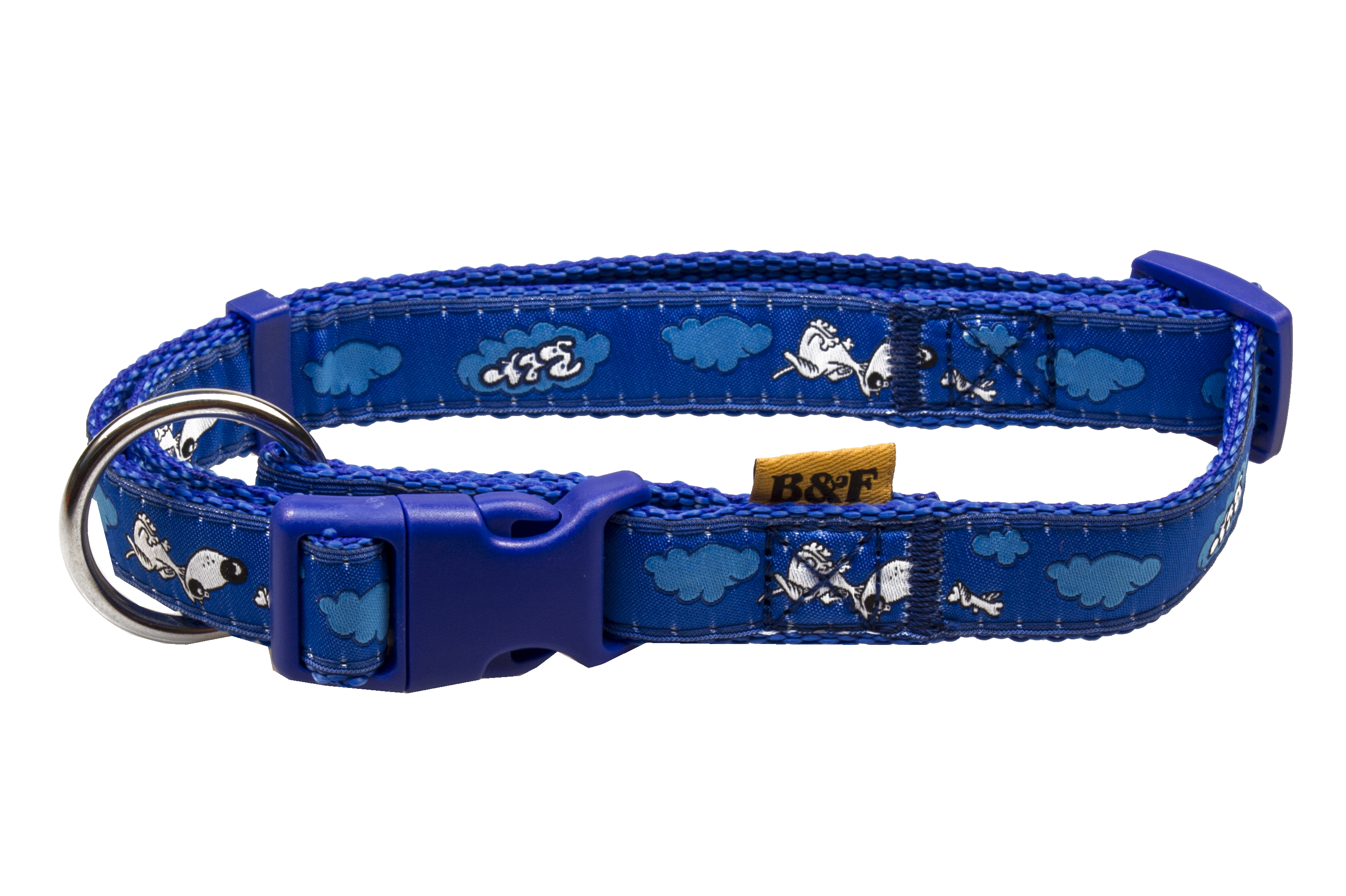 BAFPET Popruhové obojky ANDĚL&ĎÁBEL Barva: Červená, Rozměr: 20mm x 38-60cm 18101AD