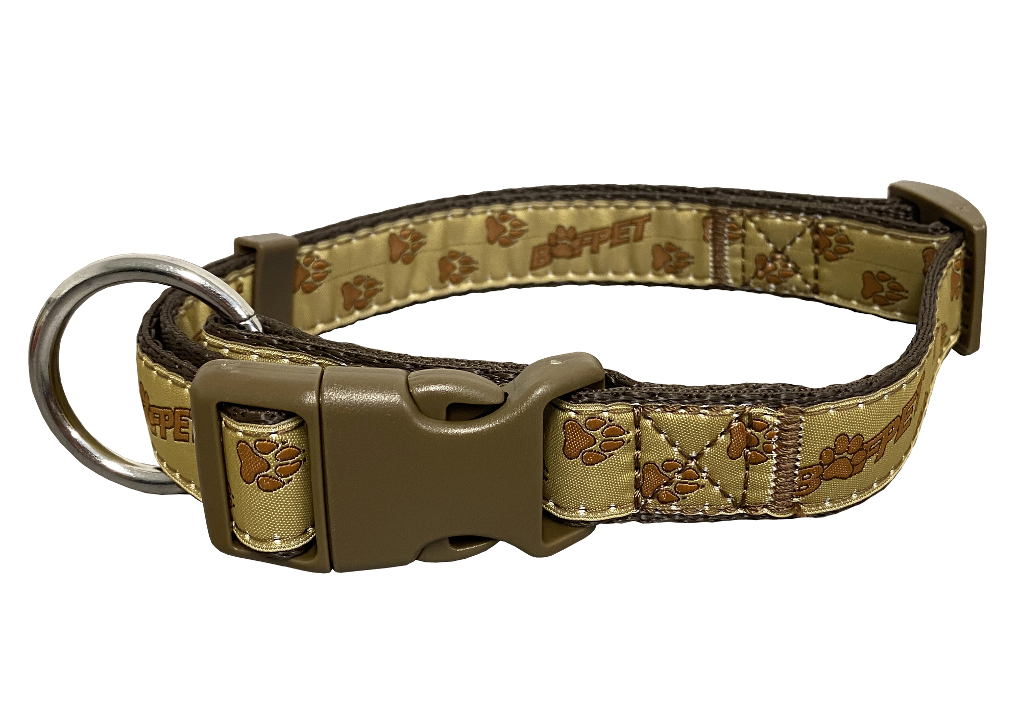 BAFPET Popruhové obojky TLAPKY BAF Barva: Červená, Rozměr: 20mm x 38-60cm 18101TB