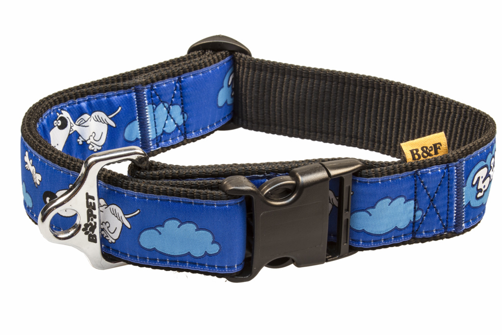 BAFPET Popruhové obojky ANDĚL&ĎÁBEL Barva: Červená, Rozměr: 25mm x 40-66cm 18102AD