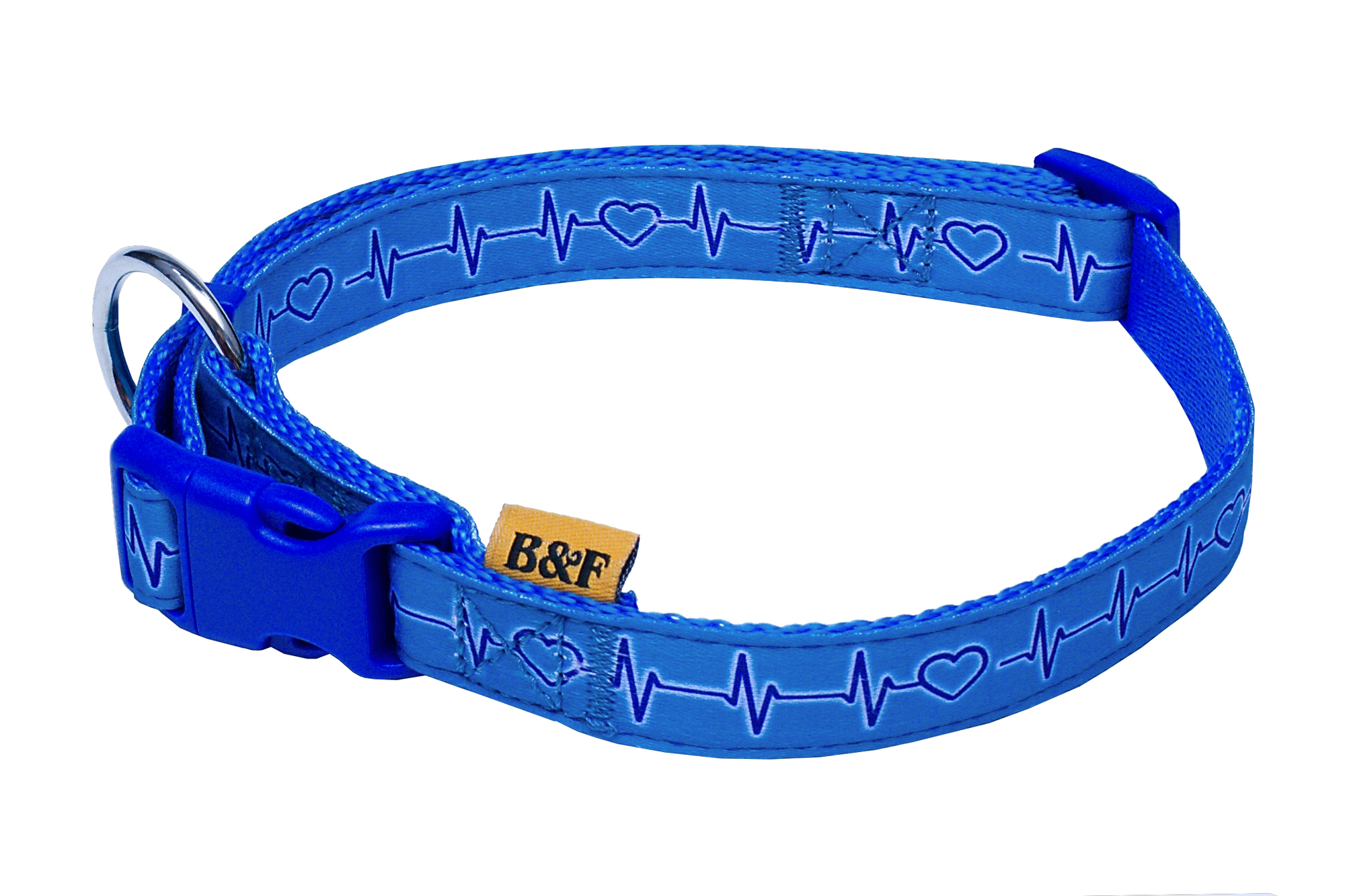 BAFPET Popruhové obojky EKG Barva: Hnědá, Rozměr: 25mm x 40-66cm 18102E