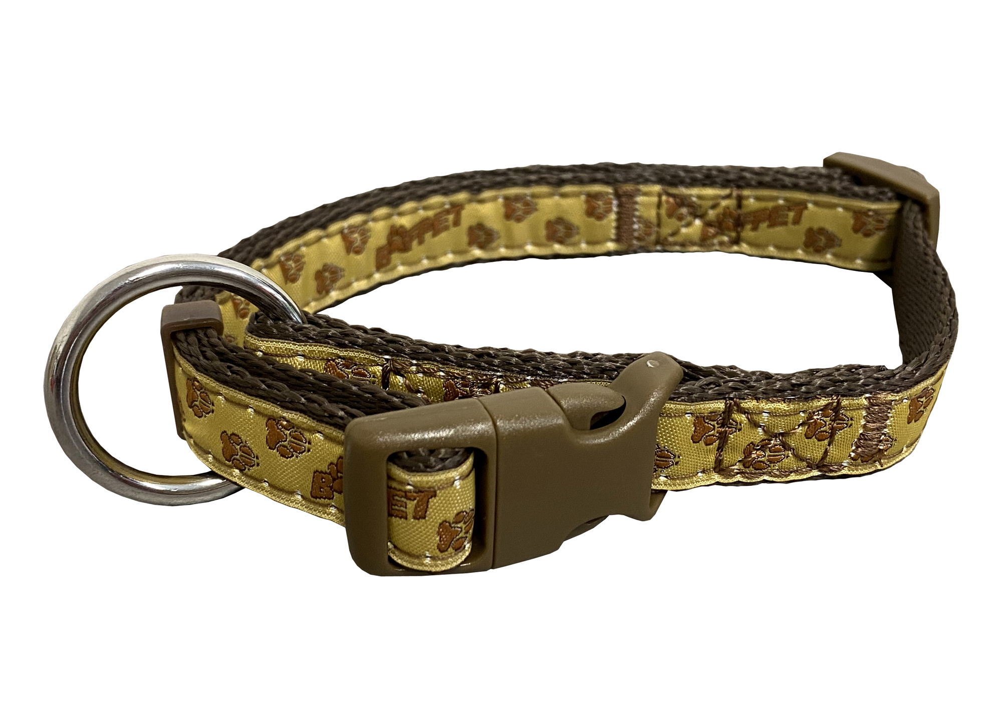 BAFPET Popruhové obojky TLAPKY BAF Barva: Červená, Rozměr: 25mm x 40-66cm 18102TB