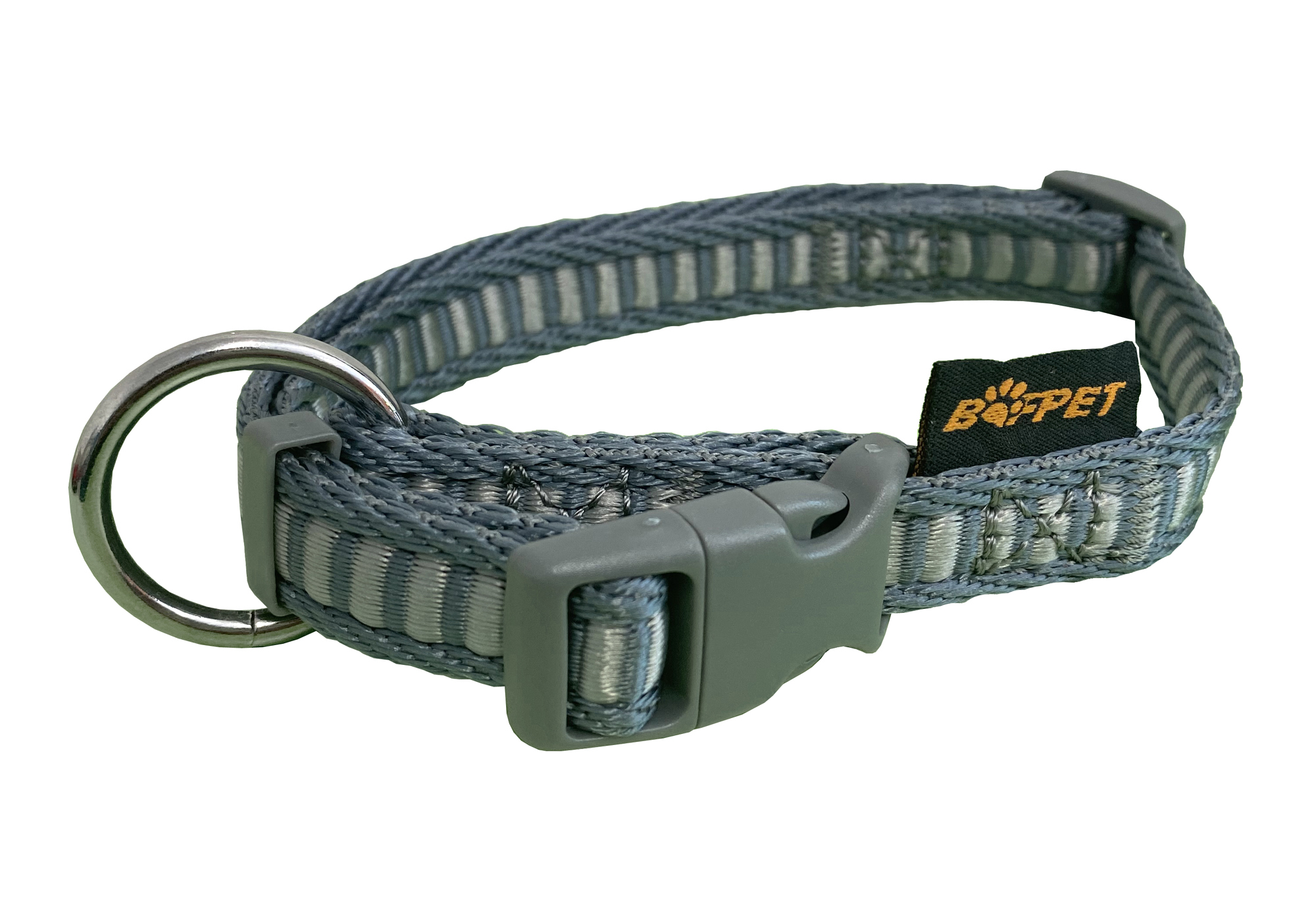 BAFPET Popruhové obojky ŽEBŘÍK Barva: Fialová, Rozměr: 25mm x 40-66cm 18102Z