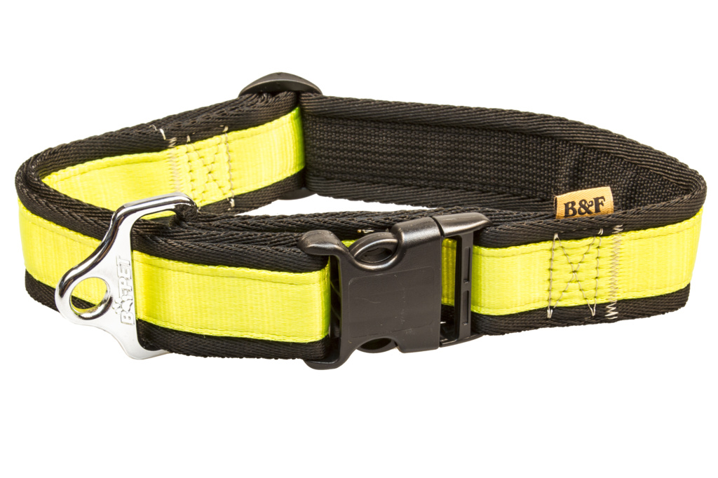 BAFPET Popruhové obojky  JEDNOBAREVNÉ Barva: Růžová, Rozměr: 40mm x 43-74cm 18104J