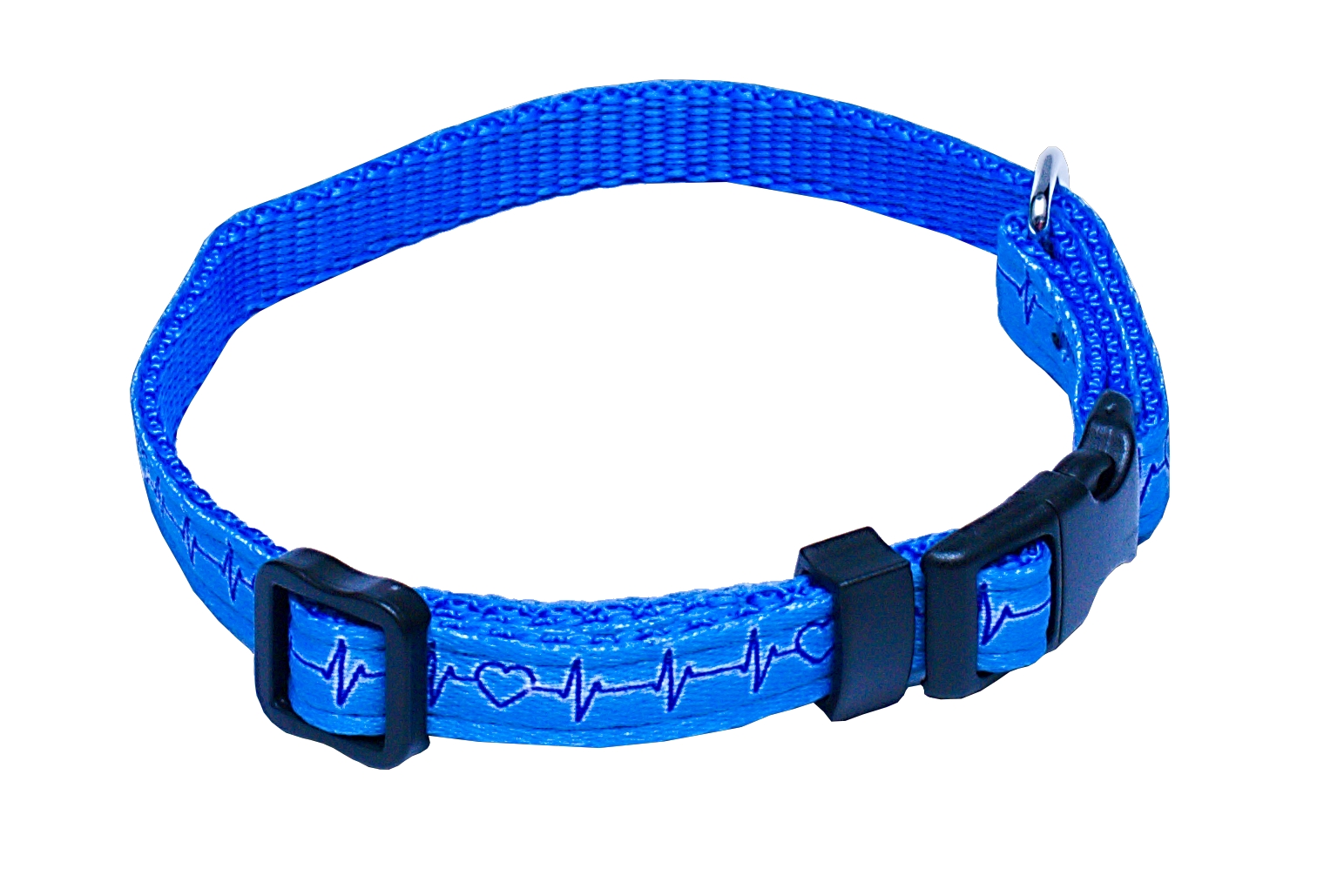 BAFPET Popruhový obojek EKG Barva: Červená, Rozměr: 10mm x 18-26cm 18105E