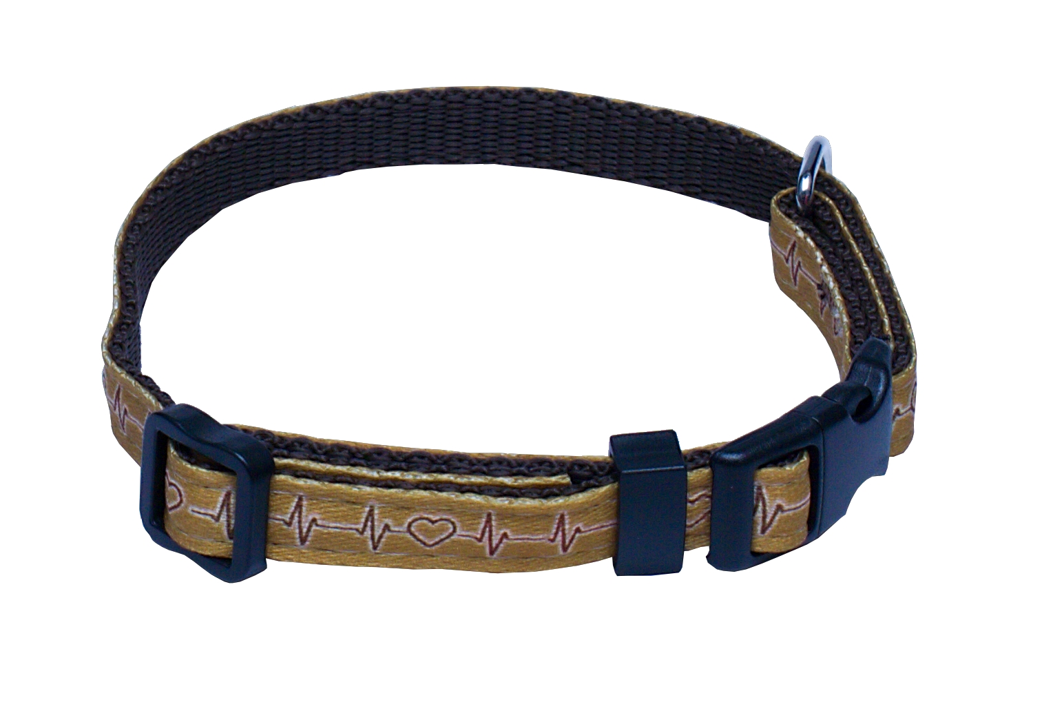 BAFPET Popruhový obojek EKG Barva: Šedá, Rozměr: 10mm x 18-26cm 18105E