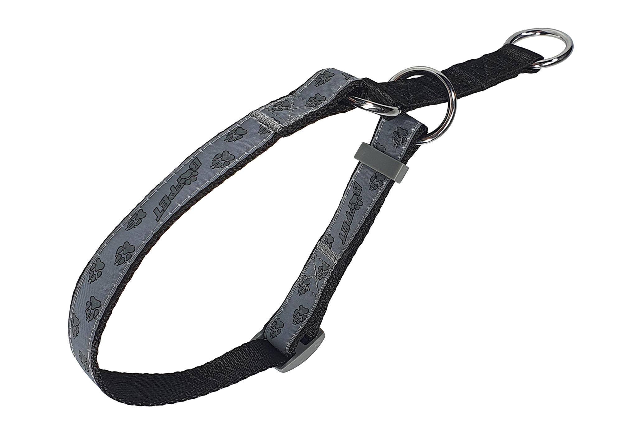 Obojky popruhové polostahovací TLAPKY BAF Barva: Červená, Rozměr: 25mm x 38-62cm 18123TB