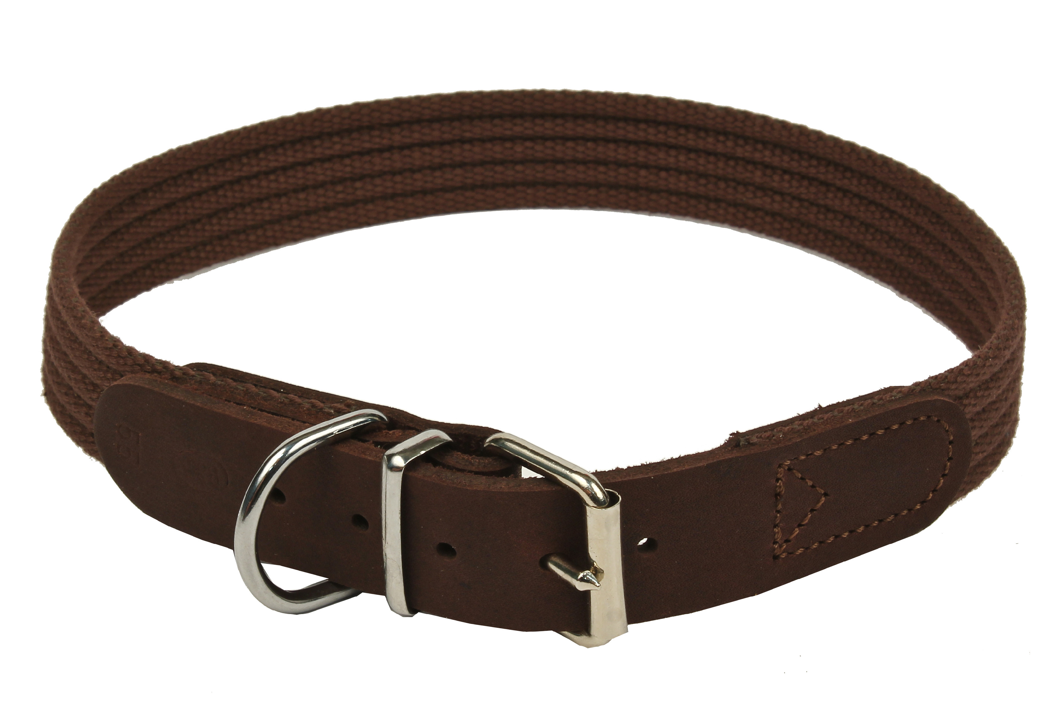 BAFPET Popruhové obojky, BAVLNA Barva: Černá, Rozměr: 25mm x 45cm /39-45/ 18134