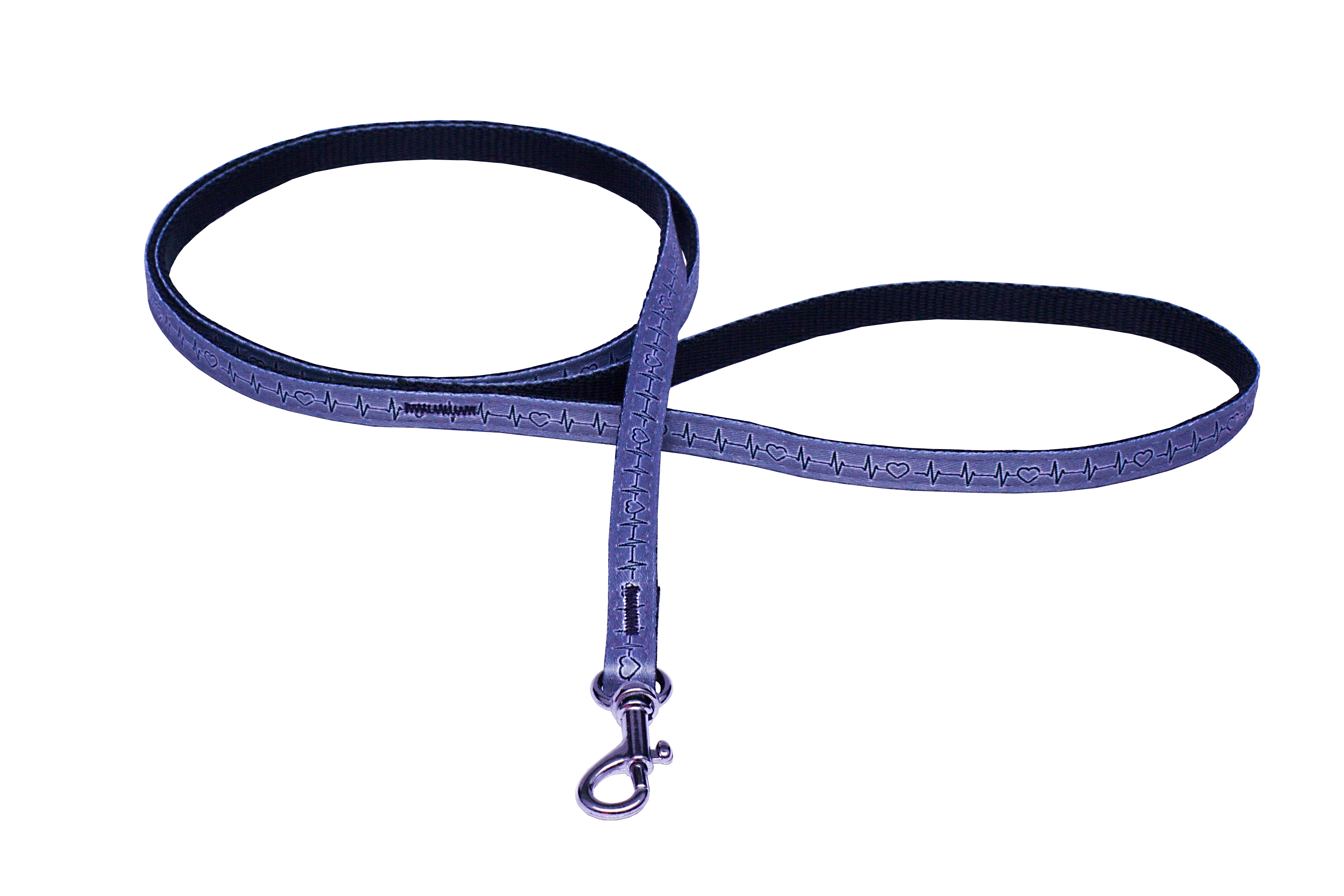 BAFPET Popruhová vodítka EKG Barva: Červená, Rozměr: 10mm x 120cm 18202E