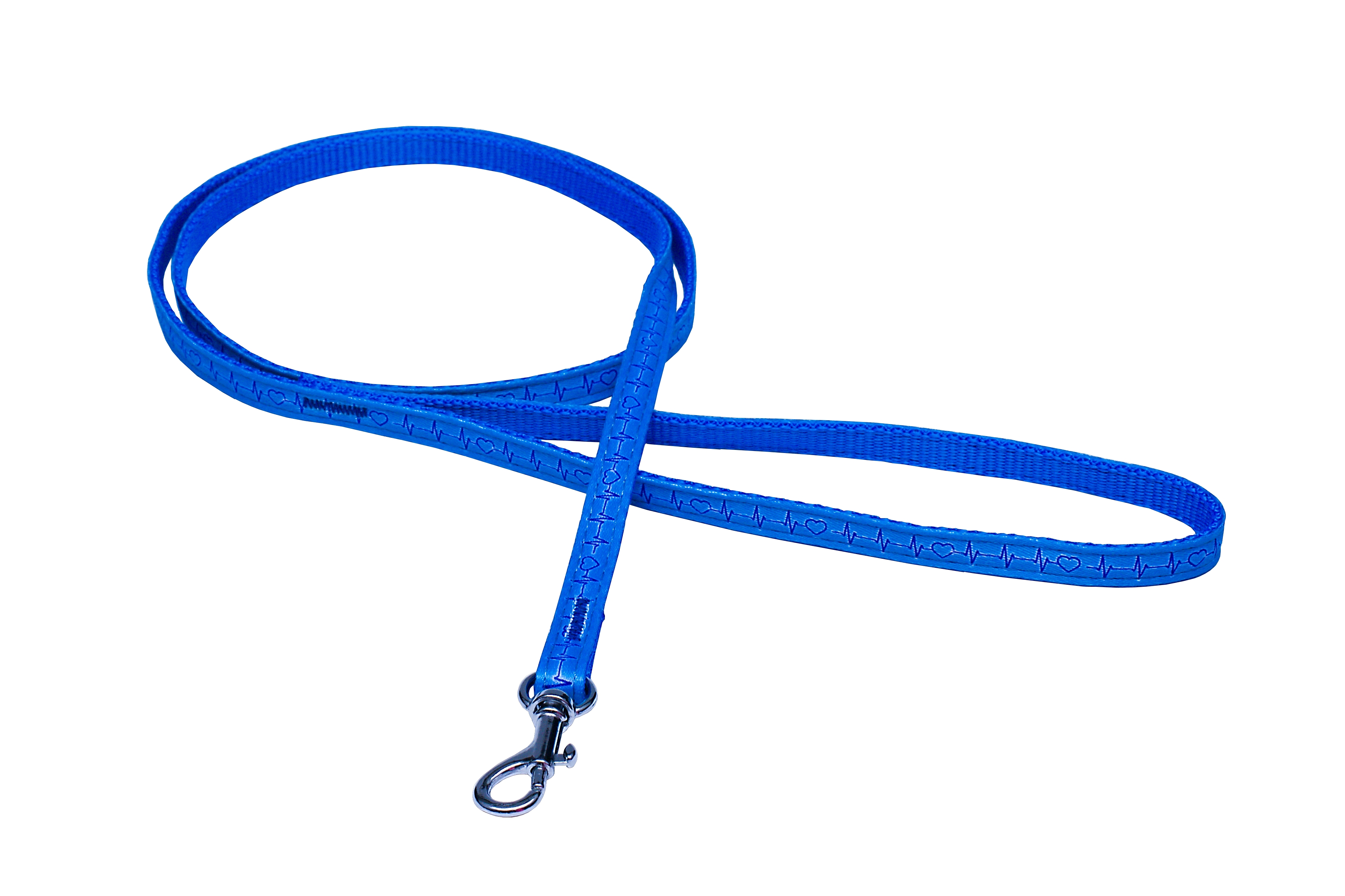 BAFPET Popruhová vodítka EKG Barva: Hnědá, Rozměr: 10mm x 120cm 18202E