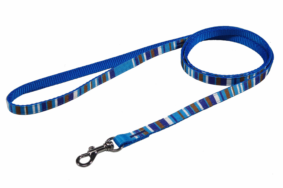 BAFPET Popruhová vodítka PROUŽKY Barva: Zelená, Rozměr: 10mm x 120cm 18202PS